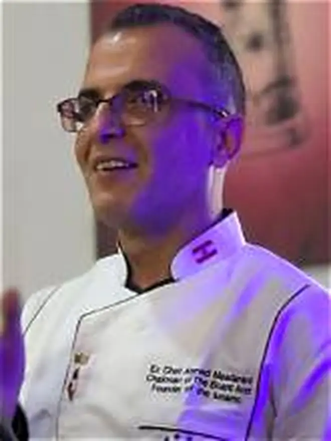 Official portrait of Engineer and Master Chef Ahmad Maadarani, IUOAMC President General